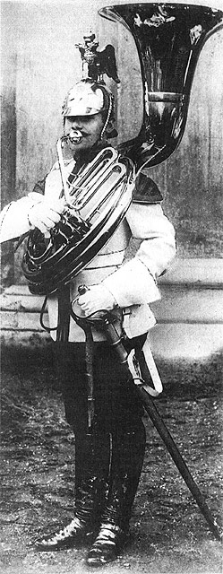           / The musician of one of regiments of a Guards heavy cavalry in a full dress